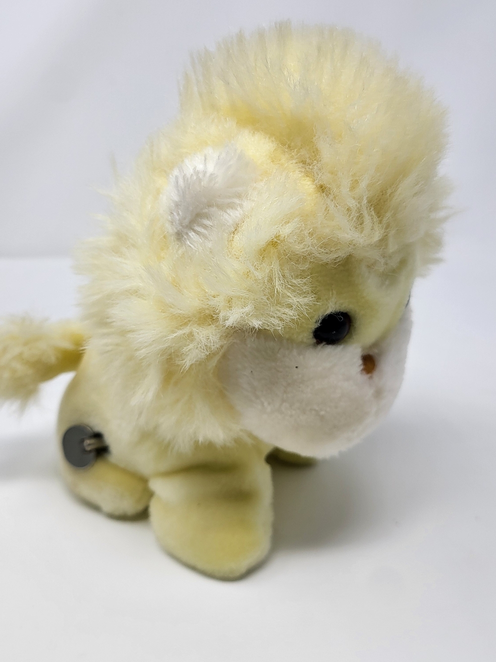 Plush Yellow Lion Stuffed Animal - Soft Cuddly Toy
